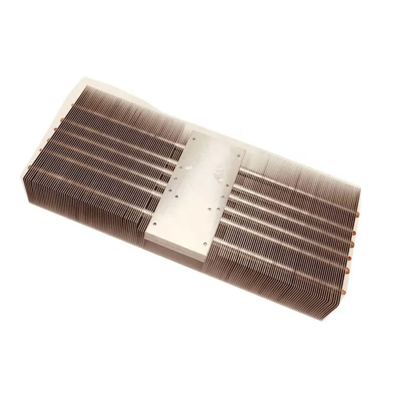 Dongguan Heat Exchange Heatpipe Radiator Cooler Fan Water Cooling Plate Corrugated Fin/tube Radiator