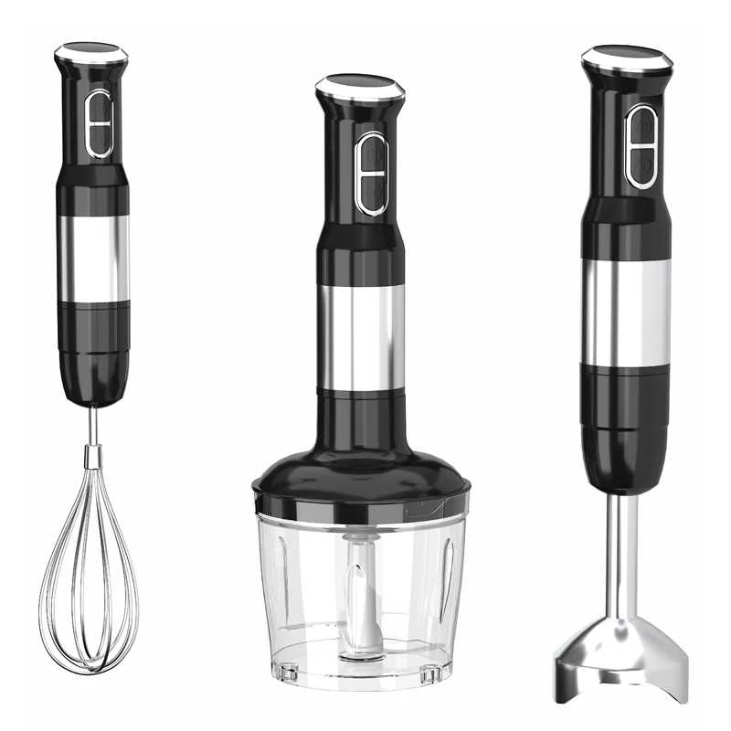 

Wholesale Multifunctional Variable Two Speeds Mixer High Speed Electric Immersion Blender Stick Stainless Steel Hand Blender Set