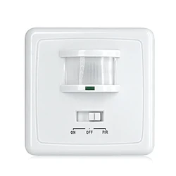 Original 220V AC Wall Mount PIR Motion Sensor Light Switch, Time Delay Adjustable Ambient Light Adjustable