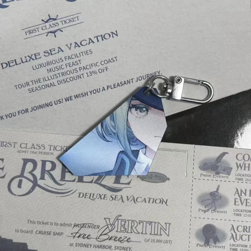 

Reverse: 1999 Anime Women Keychain Vertin Acrylic Key Chain Bags Charms Keyring Car Pendant Kids Friends Gift for Fans Cosplay