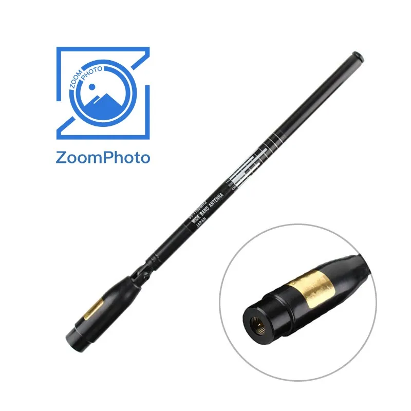 

SRH789 31.7" 95-1100MHz Wideband Antenna Walkie Talkie Telescopic Antenna w/ SMA Male Female BNC Connector