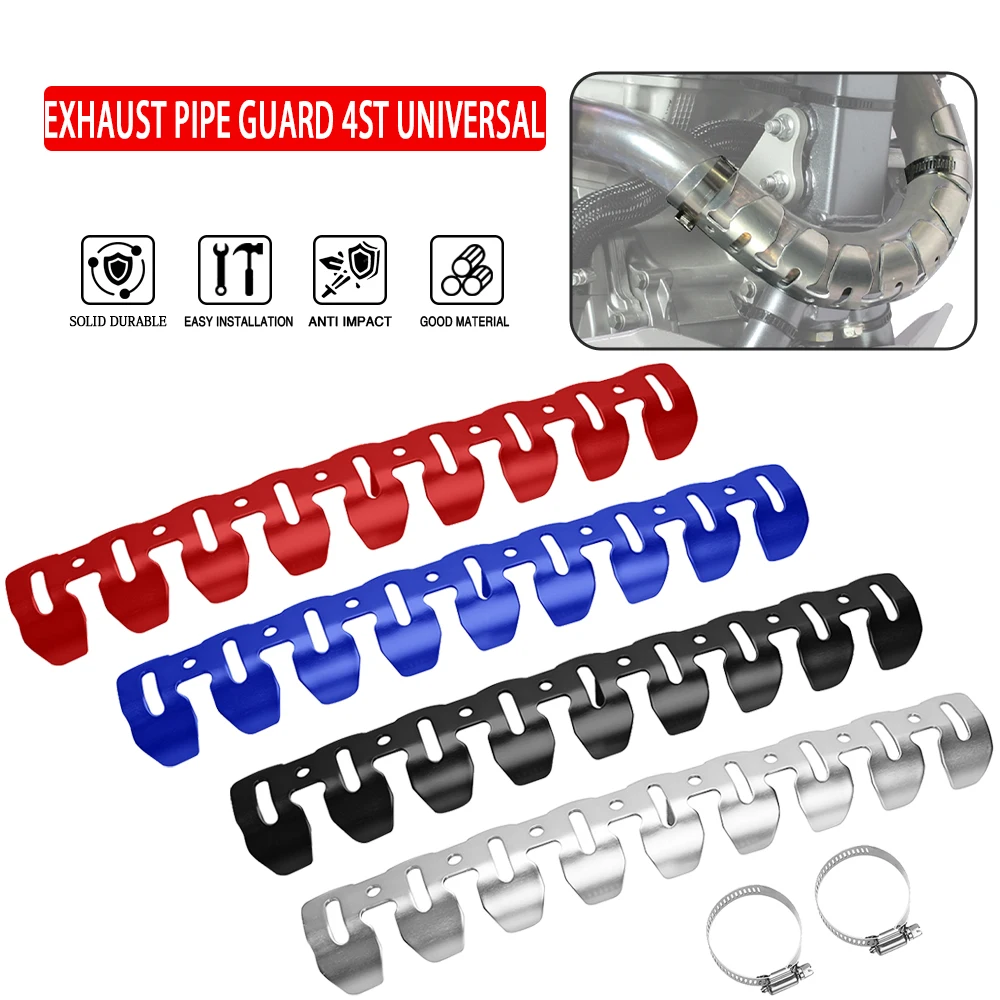 

For Yamaha YZ450F/YZ250F 4 Stroke Exhaust Pipe Guard 4Stroke Universal Motorcycle Accessories EXhaust Pipe Guard 4st Universal