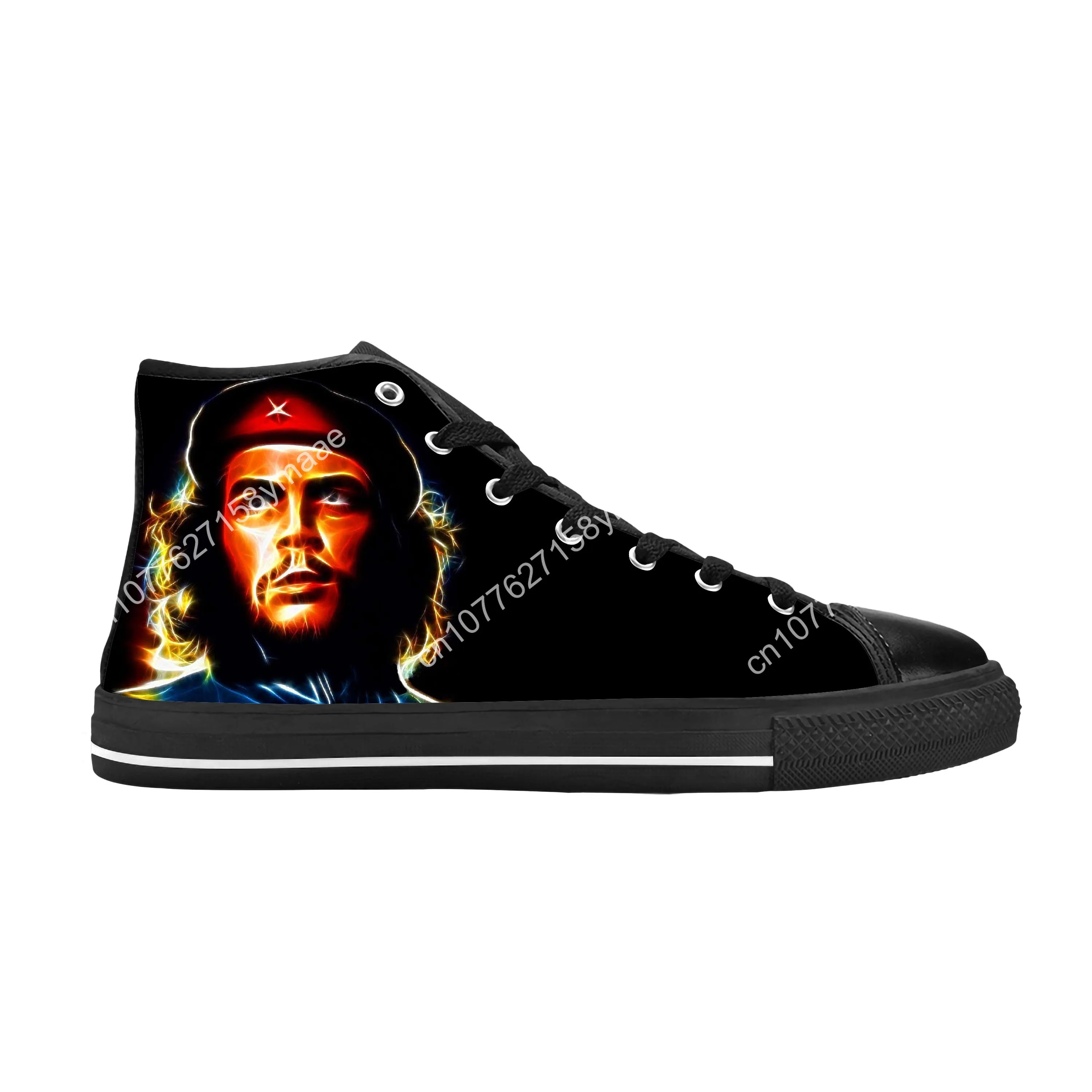Che Guevara Communism Socialism Cuba Cuban Funny Casual Cloth Shoes High Top Comfortable Breathable 3D Print Men Women Sneakers