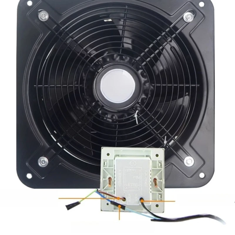 Exhaust fan Kitchen household exhaust fan Large suction fan Powerful pumping machine