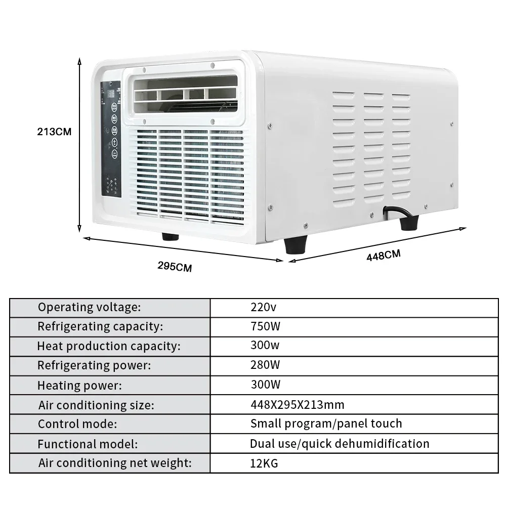 Treeligo Cooling&Heating Portable Air Conditioner 110V/220V 4 Modes Air AC Unit with Screen Display For Indoor Outdoor &Vehicle