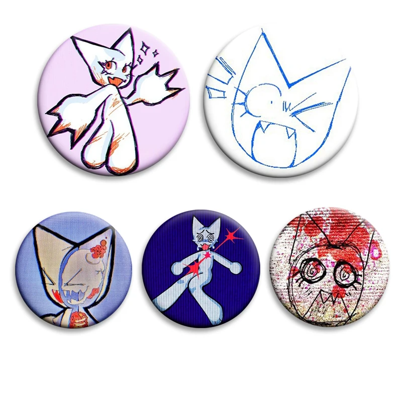 Creative Femtanyl Album Cover Soft Button Pins Dinner AND I'M GONE Poster Aesthetic Brooch Round Badge Bag Clothing Decor Gifts