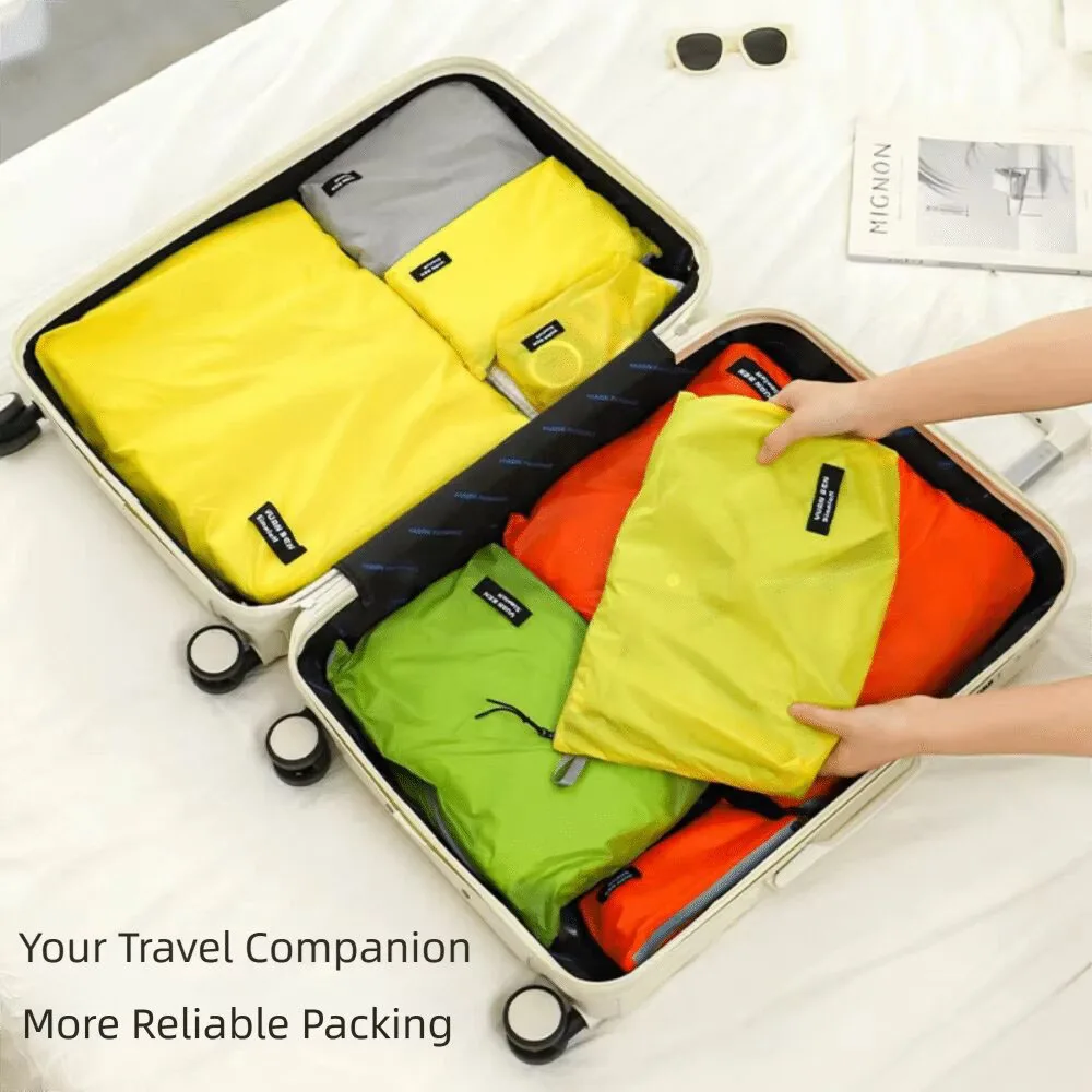 Ultraleichte Wasserdichte Reise-Aufbewahrungstasche Silikonbeschichteter Nylon-Organizer-Beutel zum Anklemmen an Camping- und Wanderrucksäcke – Detail 7