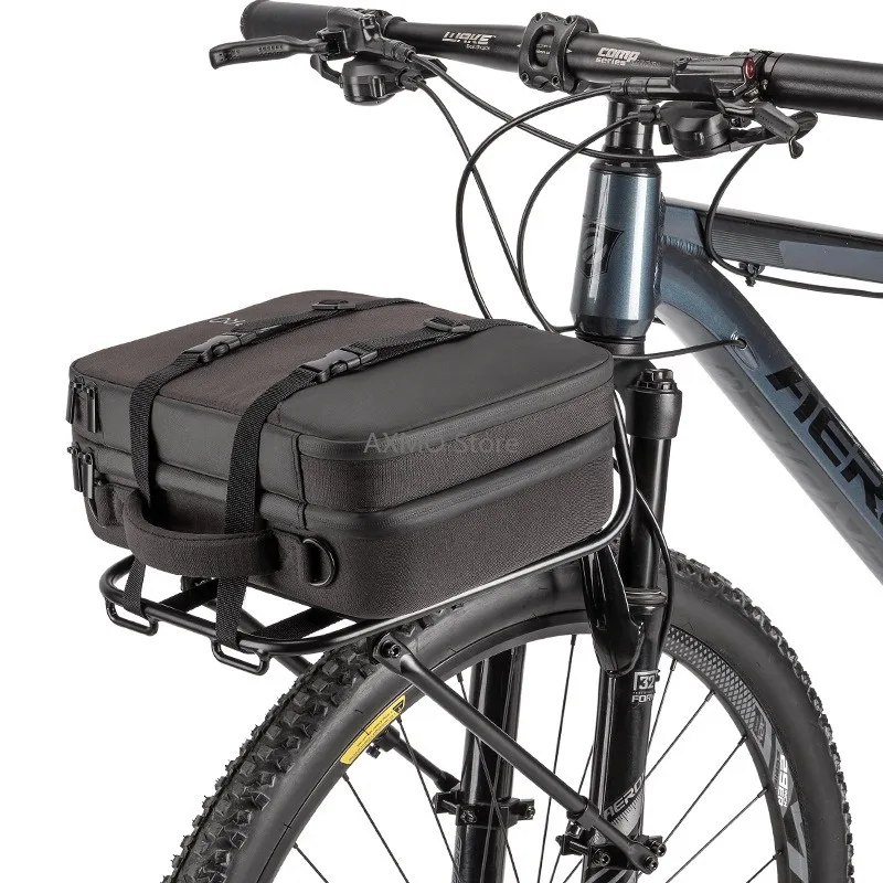 رف أمامي للدراجة على الطرق الجبلية، إطار أمامي للدراجة، رف تثبيت أمامي بدون حدود، سلة دراجة واحدة، أجزاء معدات ركوب الدراجات