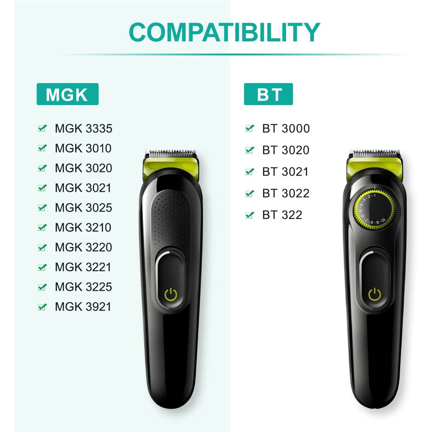 Barba Aparador Cabo Carregador, 5V a 2,3 V, DC 2,5x0,7 milímetros, apto para Braun MGK3321, MGK3335, MGK3010, BT3020, 3021