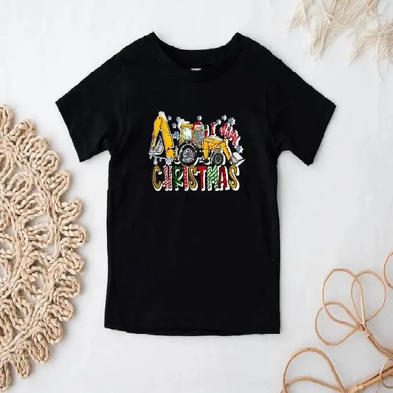 

For Him And Her Matching Street Style T-Shirt 200GSM Cotton Oversized Christmas Print Unisex Loose Fit Tee 2026