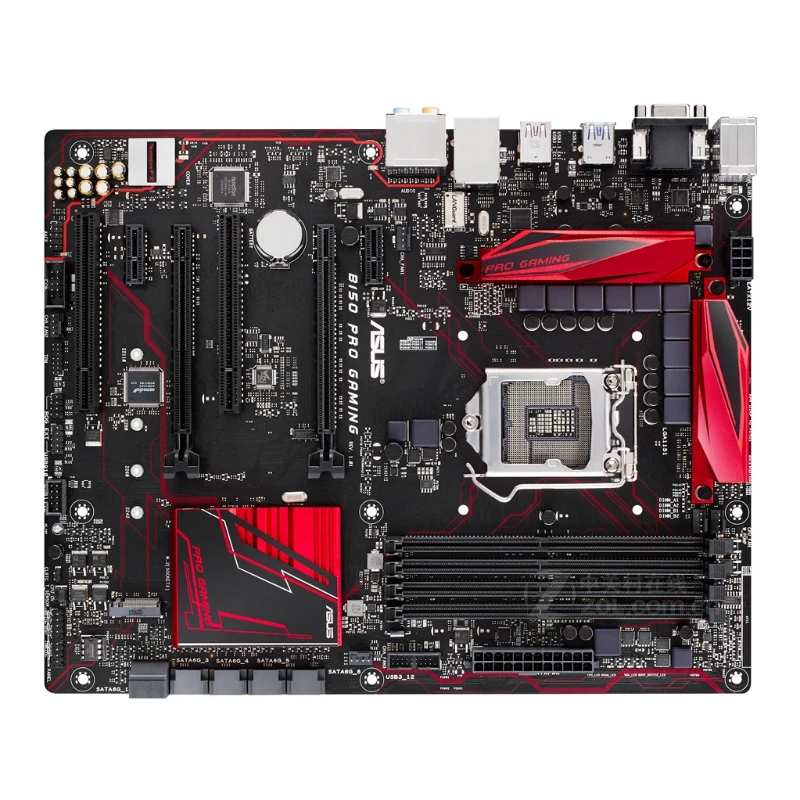 ASUS B150 PRO GAMING Intel B150 LGA 1151 4 x DDR4 DIMM 64GB PCI-E 3.0 1 x M.2 SATA3 VGA HDMI USB3.1 ATX Used Motherboard