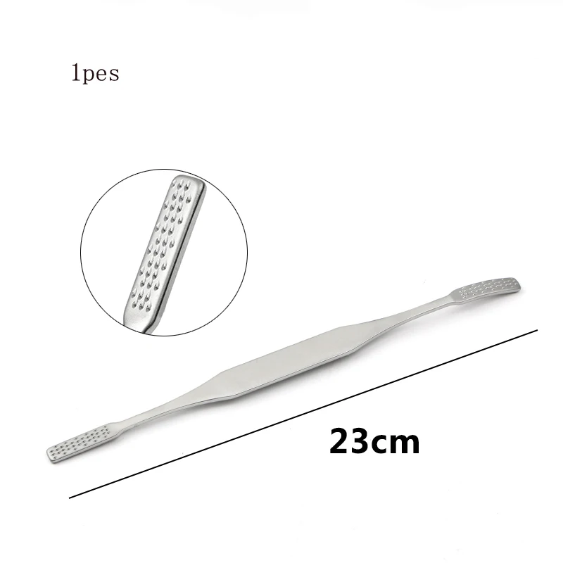 สแตนเลส Rhinoplasty Instruments จมูกกระดูกถูตรงขอบด้านนอก Arc ภายใน Arc เครื่องสำอางค์เครื่องมือ Nasal Bone F