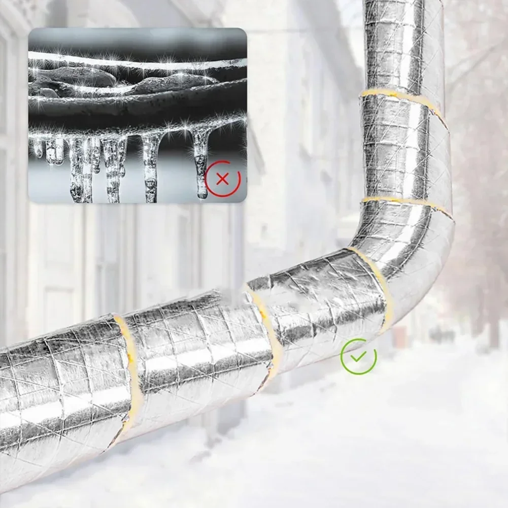 Winter Pipe Insulation Felt Water Pipe Insulation For Air Conditioning Air Industrial Pipes Hot Water Distribution Winter Outdoo