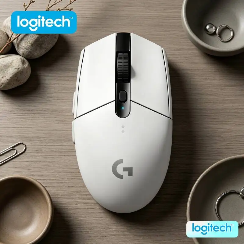 Logitech G305 Wireless Gaming Mouse, 12000 DPI HERO, 6 Programmable Keys, 250h Battery, 99g, LIGHTSPEED Tech, PC Mac