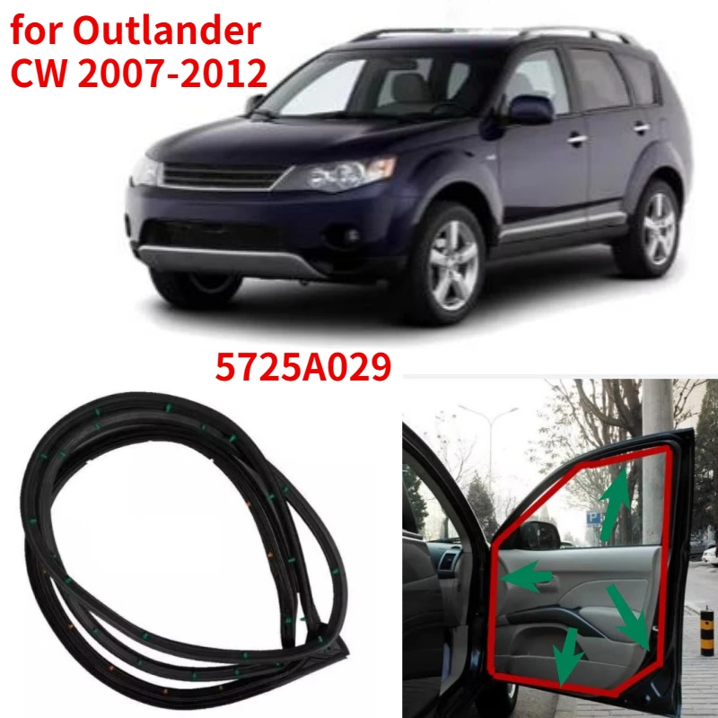 5725A029 Door Rubber Seal with Clip for Outlander CW 2007-2012 Out Post Strip 1 Piece