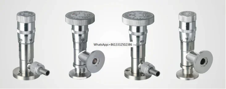 

High vacuum fine adjustment valve GW-J30-T GW-J30-T-KF GW-J30-T-KF16