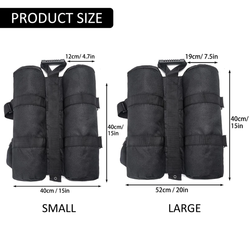 2024 New Canopy Weights Set of 4, Sand Bags for Canopy Legs, Tent Weights for Legs, Heavy Duty Weights Sandbags for Umbrella