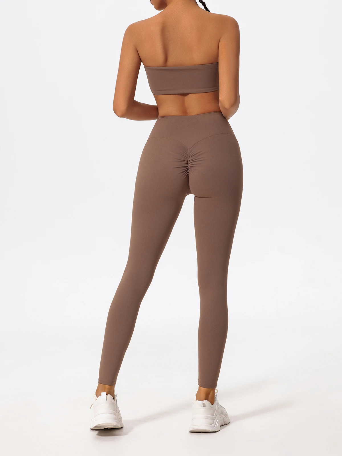 Hearuisavy Sommer Casual Sport-BH Gym Push-Up Unterwäsche Fitness Workout Trägerloses Bustier Bandeau Damen Yoga Kleidung Tube Top – Detail 23