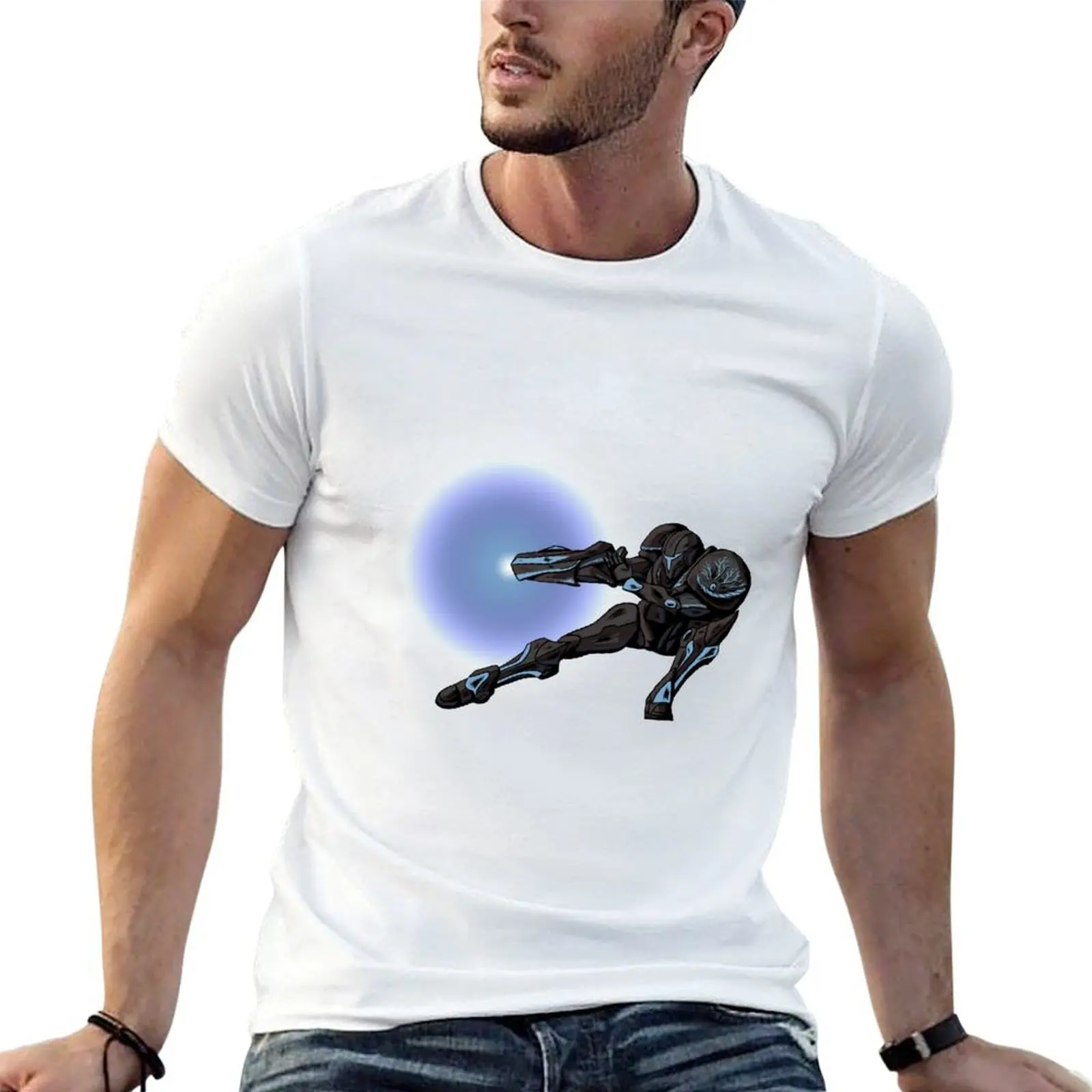 Dark Samus T-Shirt man t shirt cotton t shirt custom print t shirts for man graphic tees T-shirt