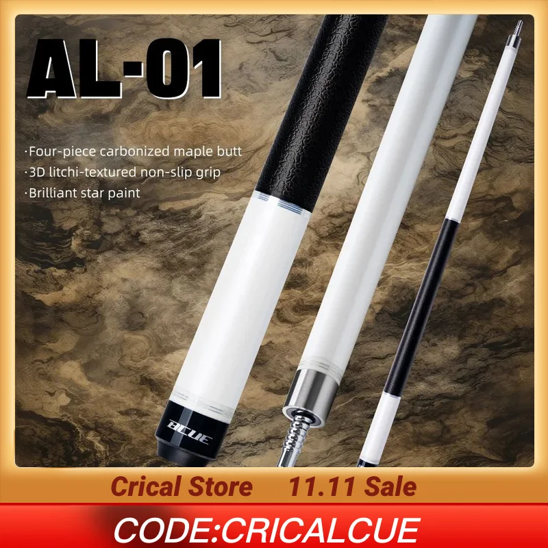 

BCUE billiard cue with 12.5mm Tip 58 Inch Hard Maple shaft for Professional pool cue Stick