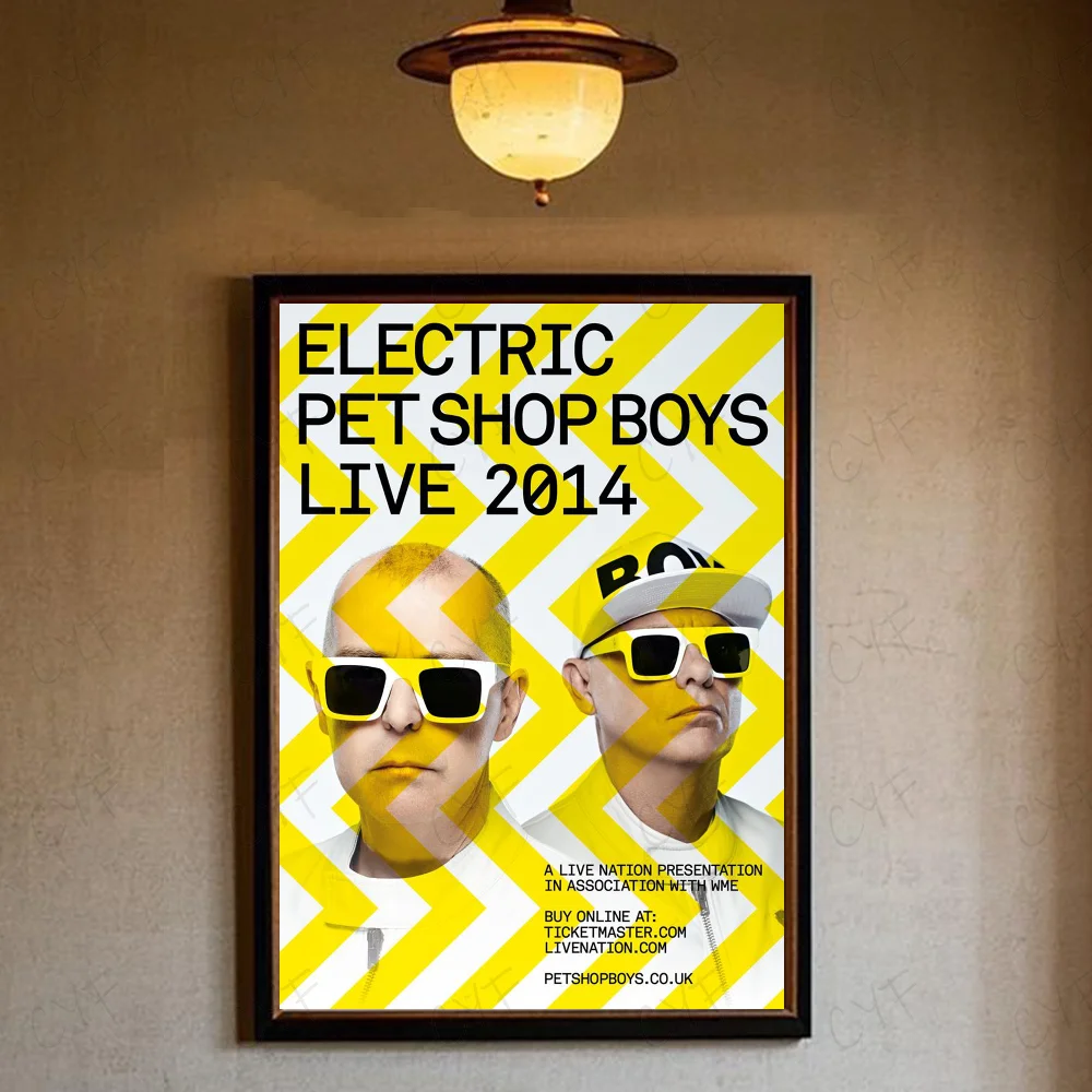 Band P-Pet Shop Boys Poster High Quality Wall Art for Home Office