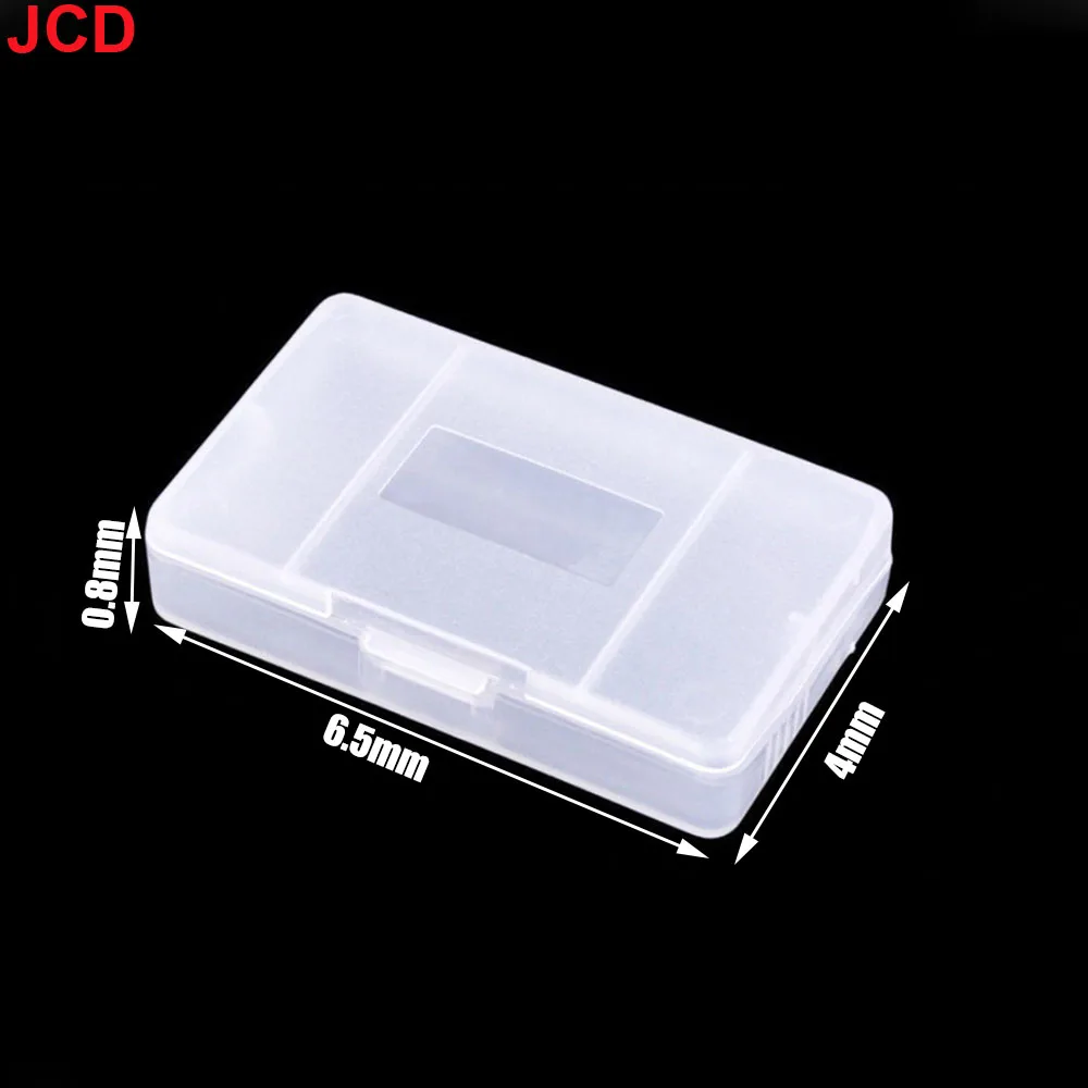 JCD 1pcs Colour Transparent Portable Game Cartridge Case Dust Plastic Game Cards Cover Cases Storage Box For GBA