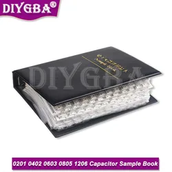 950PCS 2550PCS 4500PCS 0201 0402 0603 0805 1206 Capacitor Sample Book HJXRHGAL SMD Assorted Kit 10uf 1nf 100pf 10nf IBUW