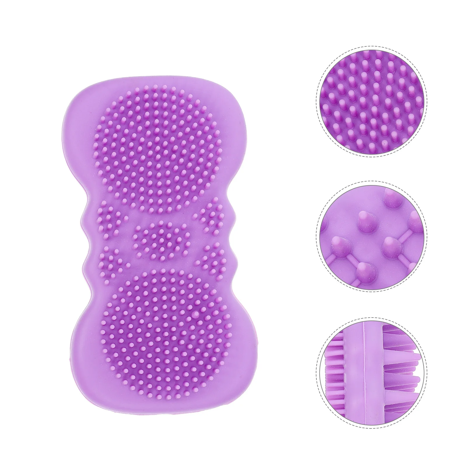 

1Pcs Premium Silicone Bathing Brush Universal All-Season Body Scrubber for Head Face Cleaning Bath Shower Tool Accessory