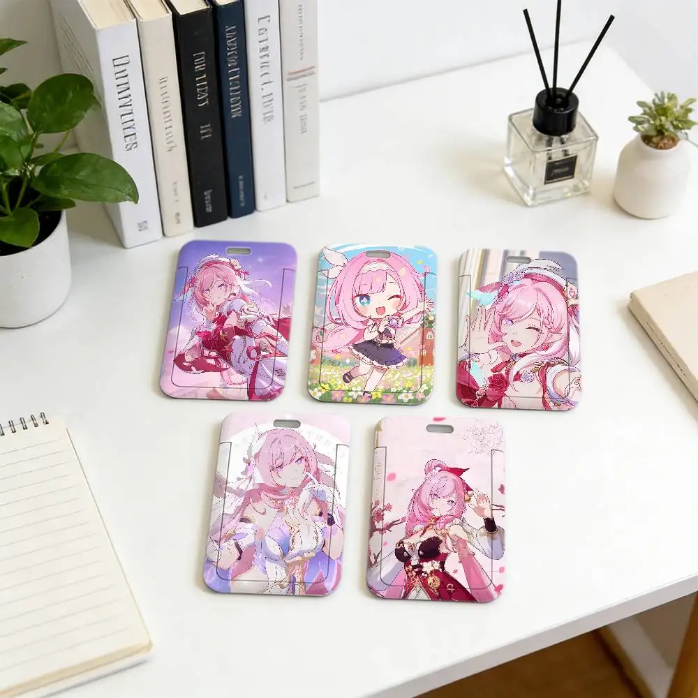 

Держатель для карт и бейджей Elysia Game Honkai Impact 3rd с поворотным механизмом и клипсой для крепления, семейный подарок