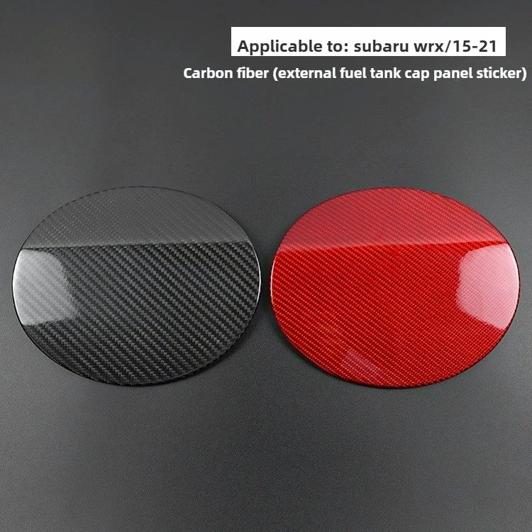 

Suitable for Subaru WRX 2015-2021 Car Exterior Fuel Tank Cap Panel Real Carbon Fiber Decorative Sticker