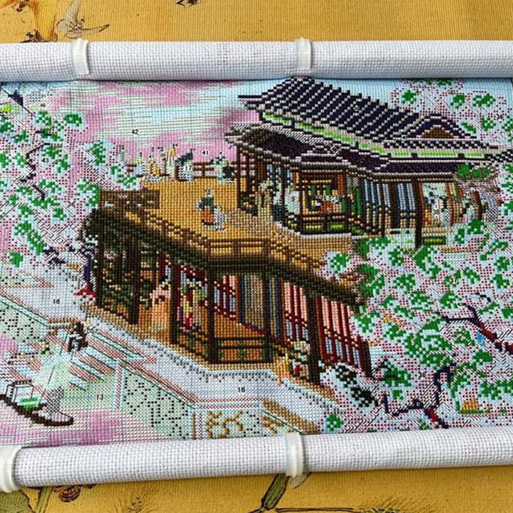 5 قطعة مشبك لفة عبر الابره تصميم مدمج خفيف الوزن لسهولة الحمل والتخزين عبر غرزة لفة كليب خياطة مشبك قماش #1