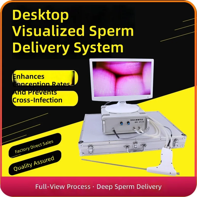 Desktop Dog Insemination Gun, Visual Insemination System, Large Screen, Breeding Artificial Insemination Tool for Dogs