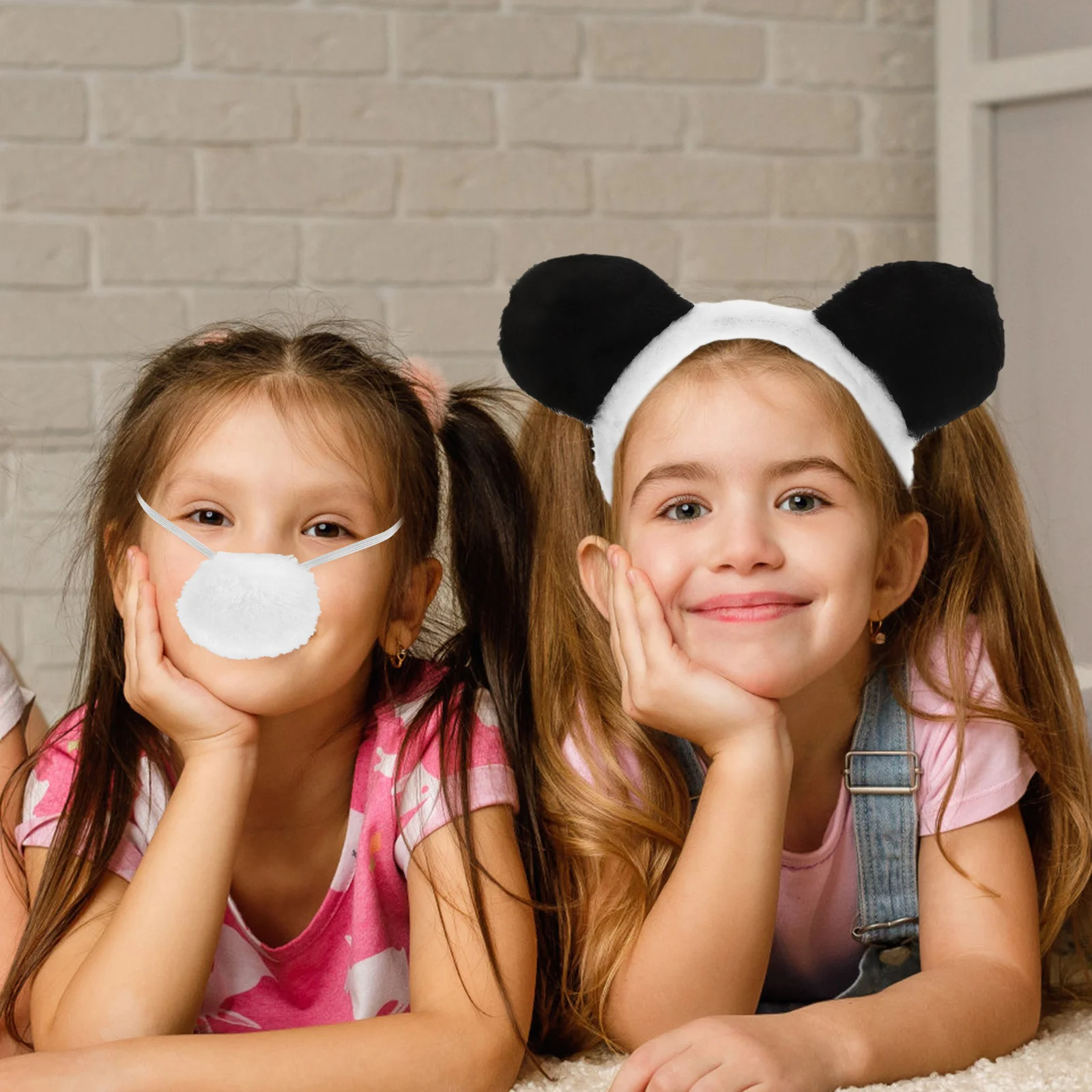 

1Set Panda Ear Headband Tail Bowtie Kit Soft Animal Costume Cosplay Party Photo Props Panda Costume Cosplay Hair Hoop