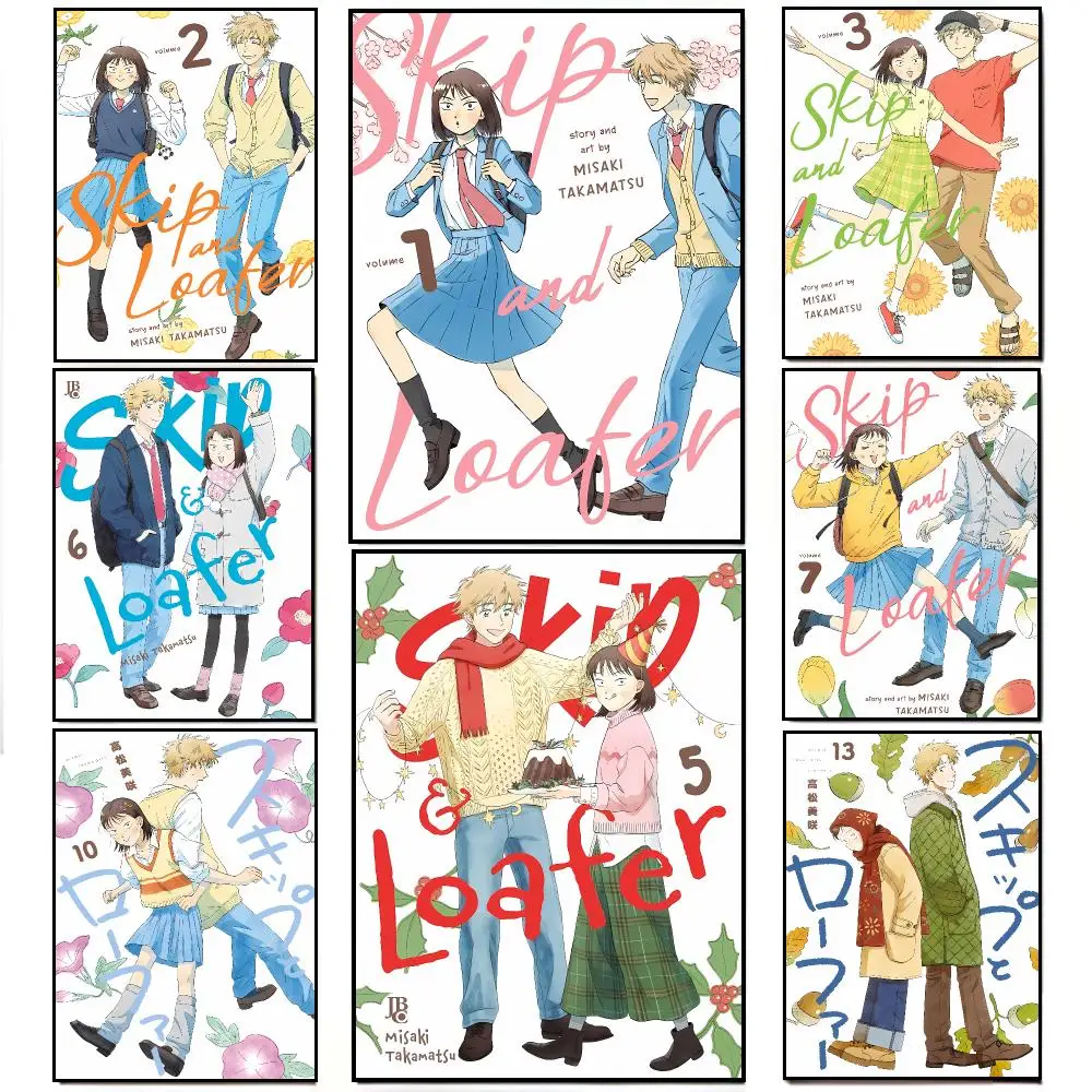 Charming School Life Anime S-Skip And Loafer Poster Elegant Indoor Artwork Design & Contemporary Home Decor