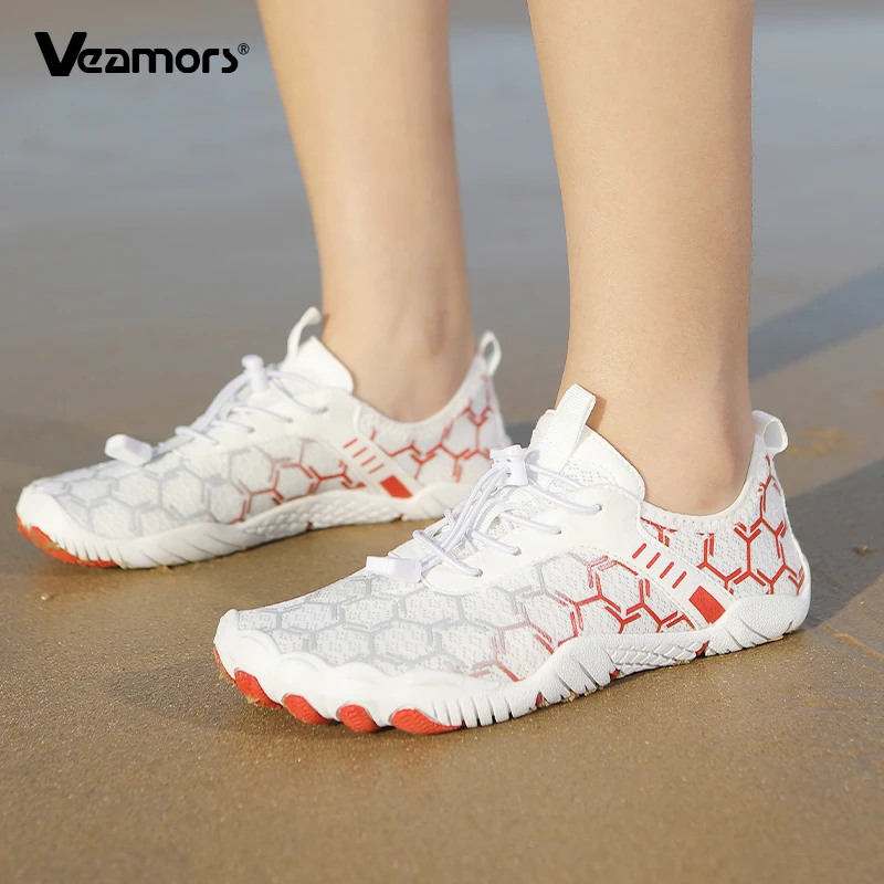 أحذية مائية صيفية سريعة الجفاف تسمح بمرور الهواء للرجال حافي القدمين أحذية رياضية مائية للنساء في الهواء الطلق أحذية رياضية للسباحة وركوب الأمواج وصيد الأسماك #4