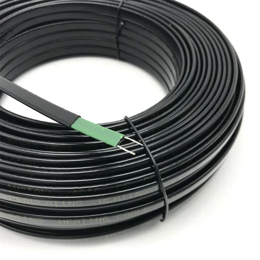 Green Insulation Low Temperature Self-regulating Heating Cable Snow Melting Drain Water Pipe Freeze Protection Warm Floor