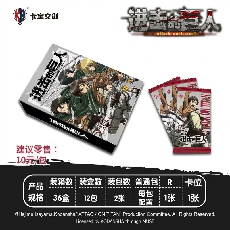 Nuove Carte Collezionabili Di Attack On Titan: Corpo Di Ricognizione Di Allen - Battaglia Finale - Giocattoli Da Collezione, Regali, Carte Metalliche Rare, Edizione Limitata-image