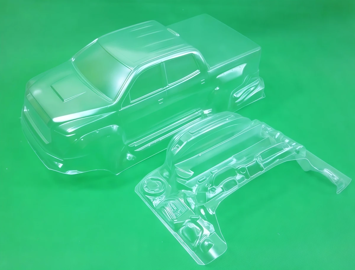 TC111 1/10 Tundra Widebody 200mm Drift Clear PC Body Shell With Light Buckets & Mirrors For 1/10 RC Drift Truck Upgrade Parts
