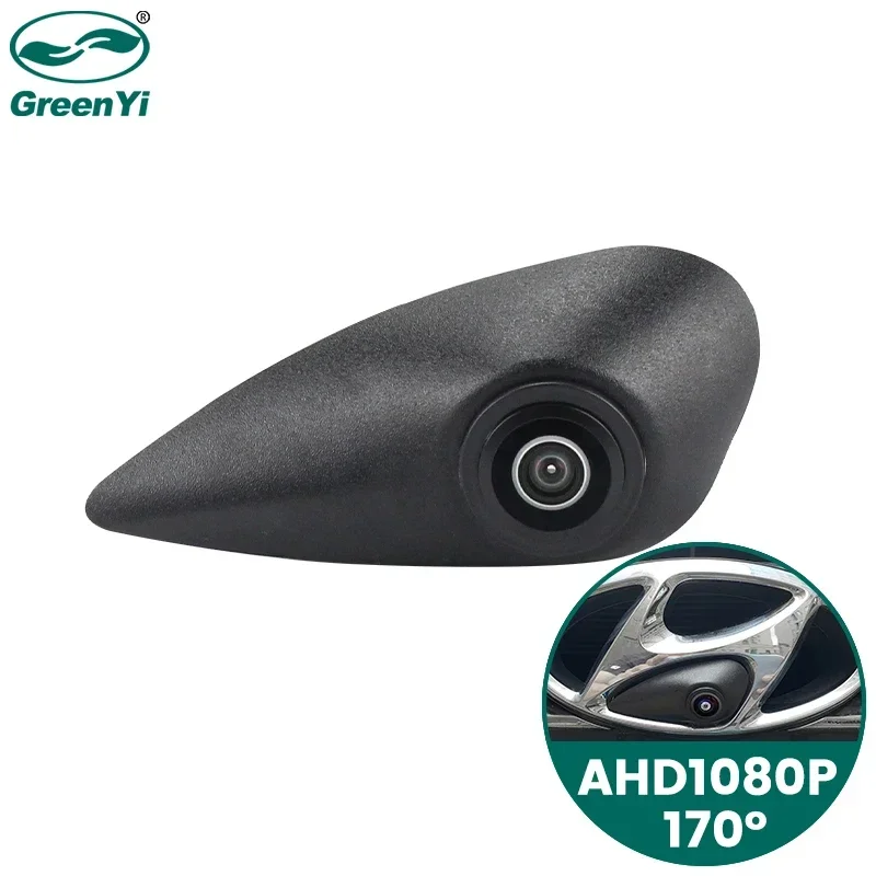 GreenYi 1080P Car Front View Camera for Hyundai IX35 I30 Tucson Accent I40 Santa Fe Dm H1 Terracan HB20 Terracan Starex I20 IX55