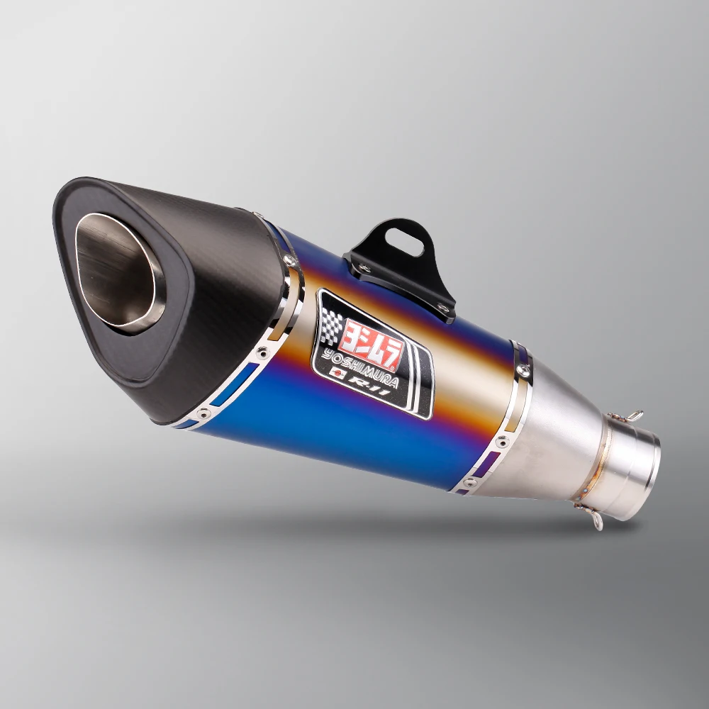 

Motorcycle Exhaust muffler Yoshimura R11 Escape Moto For Z650 Z900 ER6N Z1000 YZF R1 R3 S1000RR Slip On 51MM Universal