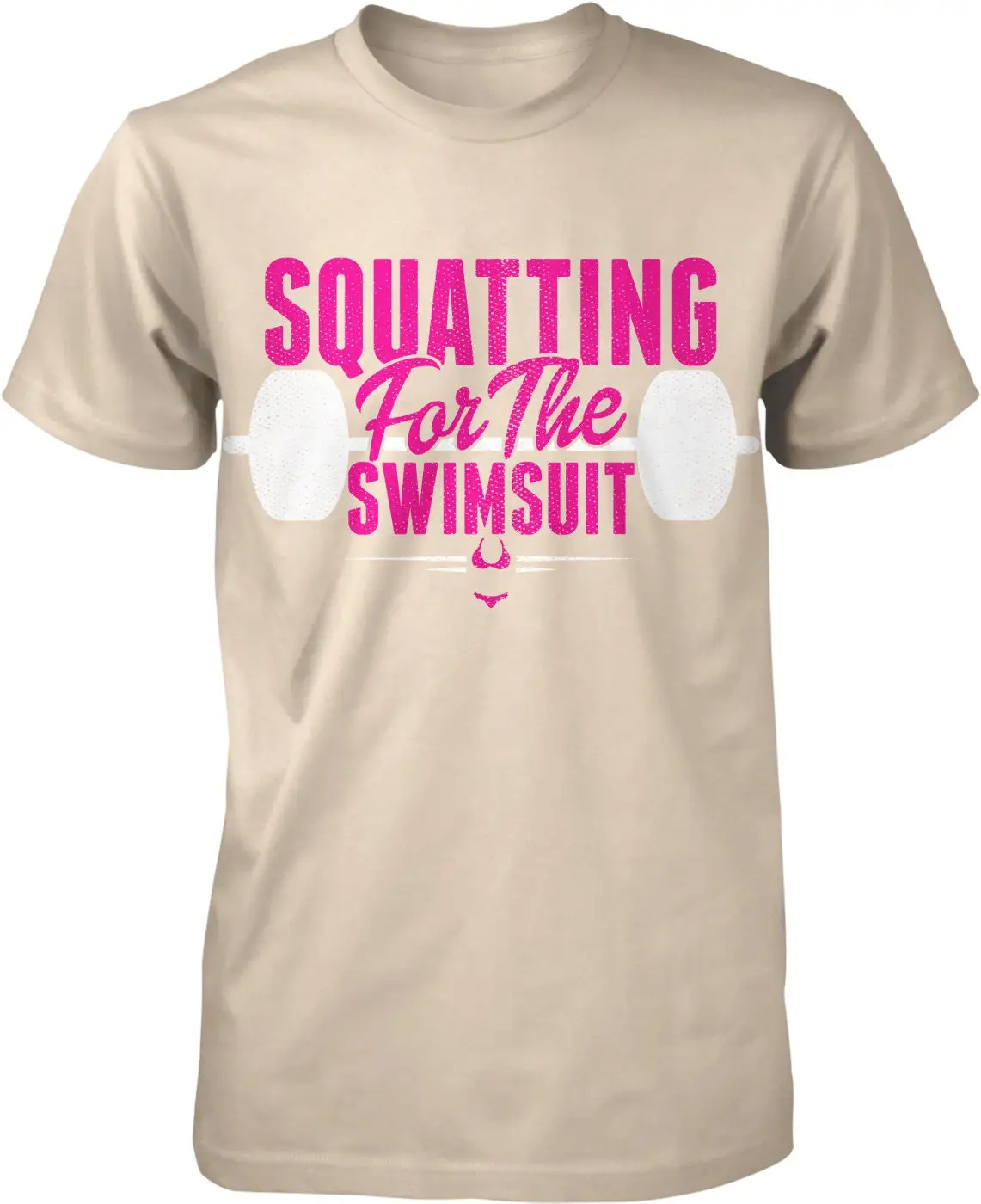 Squatting for the Swimsuit Hot Body Workout Squats Men's T shirt NOFO_00210