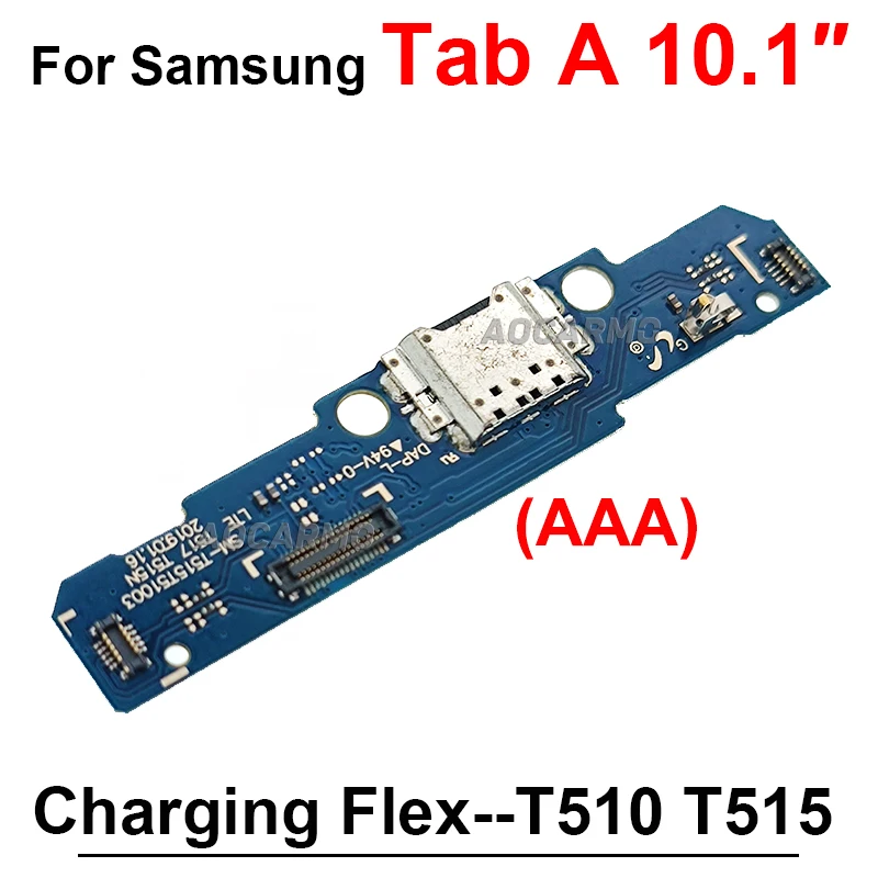 For Samsung Galaxy Tab A 10.1inch T510 T515 SM-510 LCD Screen Connection Flex Cable And Charging Port Charger Dock Replacement