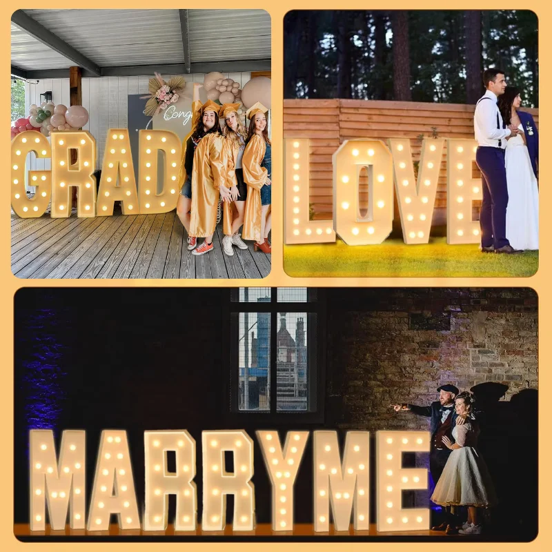 Lettere Luminose DIY da 120CM/ - Light Up Letters Marquee recensione e prezzo