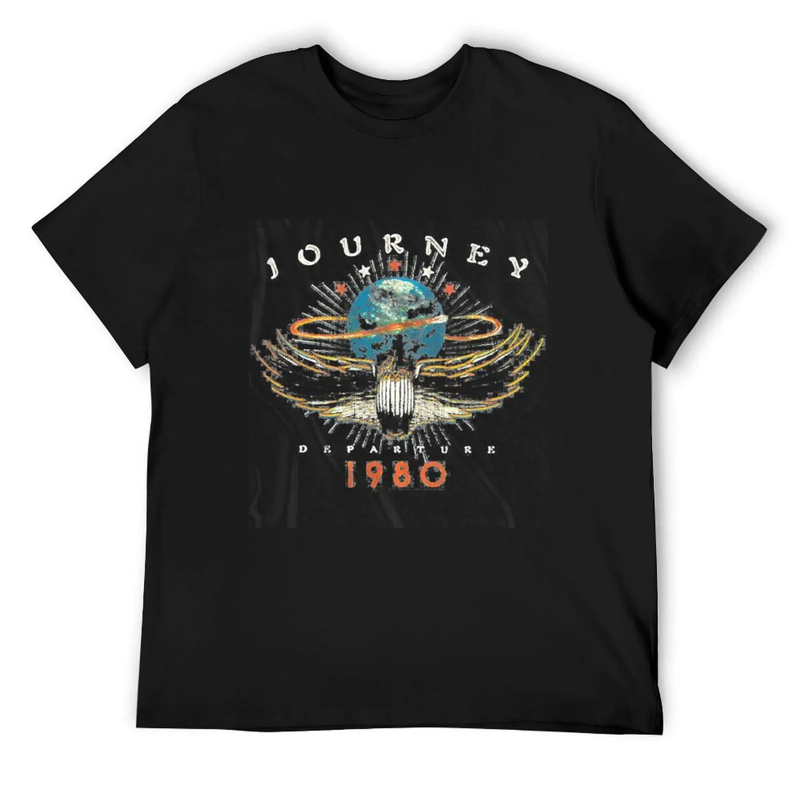 Journey Band Music Wings T-Shirt sweat graphics blue archive mens plain t shirts