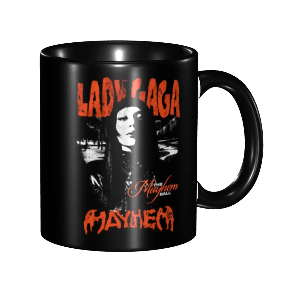DIY Lady Gaga Mayhem Music Ceramic Mugs Personalized Coffee Cup Creative Gift