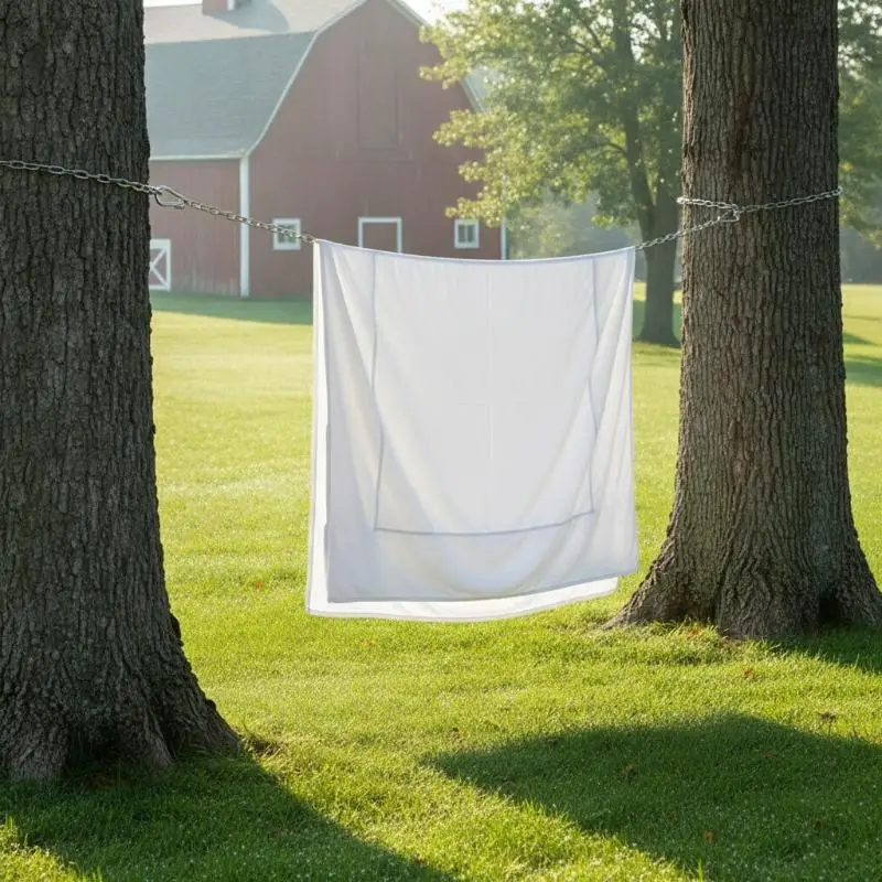 Stainless Steel Clothesline Chain UV Resistant 2/4/6M Heavy Load Laundry Line for Outdoor Balcony Courtyard Clothes Drying