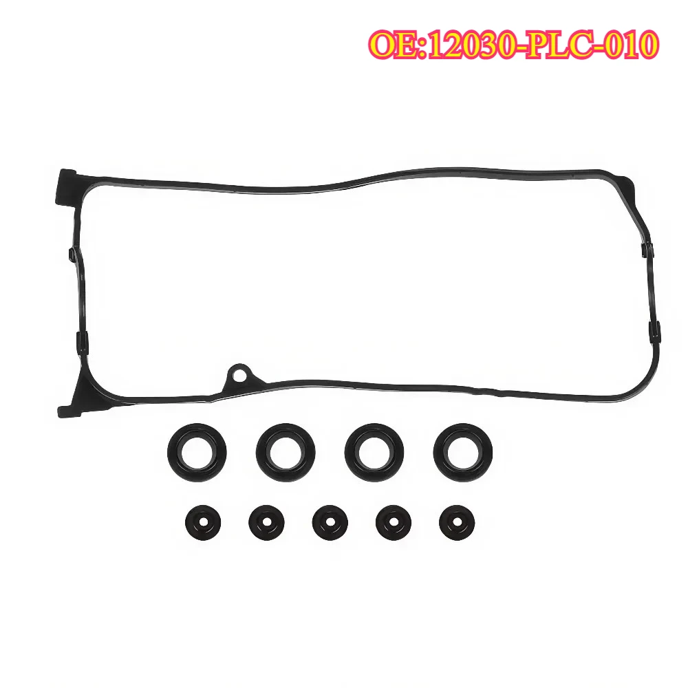 

Высококачественный новый комплект из 5 прокладок клапанной крышки 12030-PLC-010 для EL 1.7L 2001-2005, автозапчасти 12030PLC010