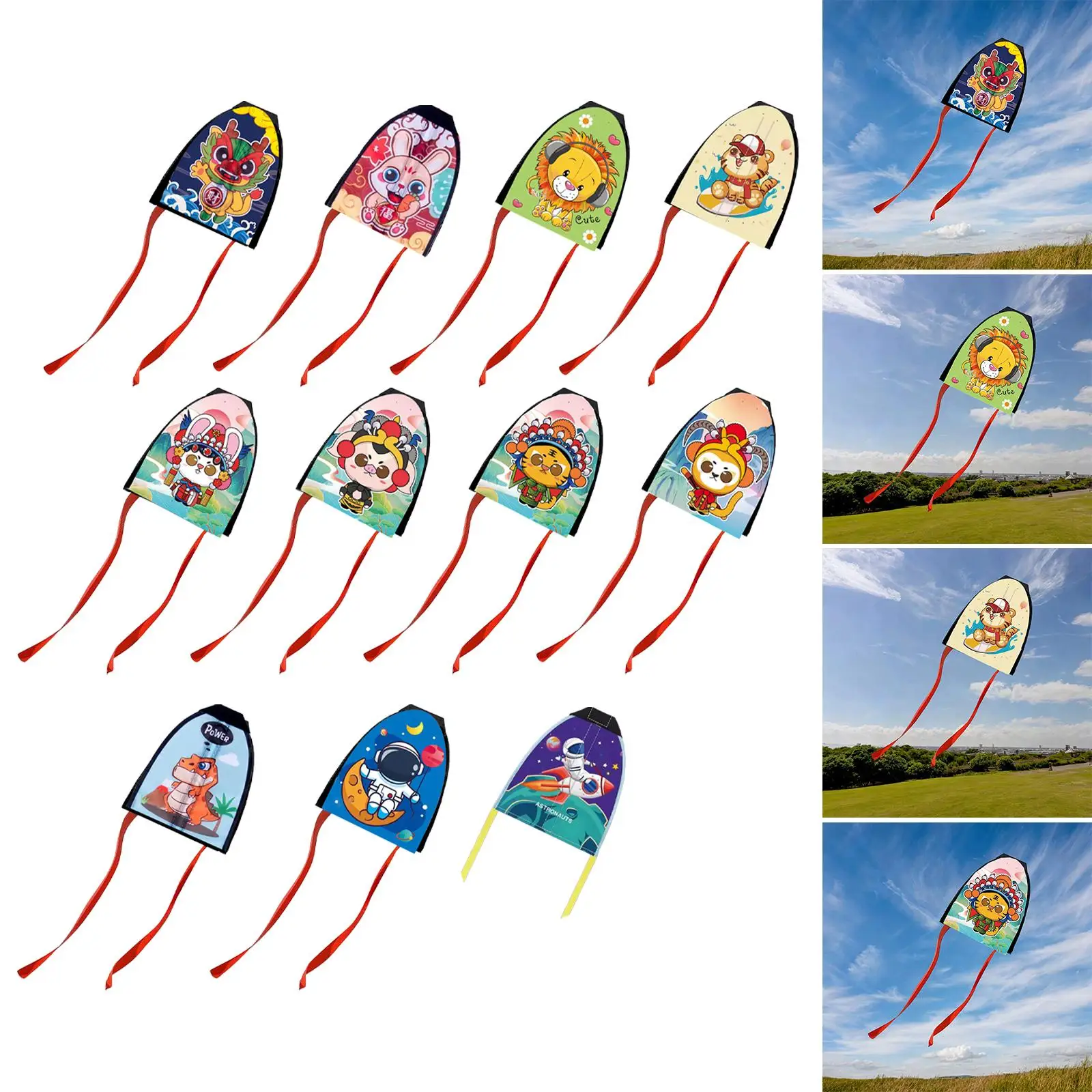 Kite-Set für Kinder katapult: lustiges und leicht zu fliegendes Mini-Outdoor-Spielzeug