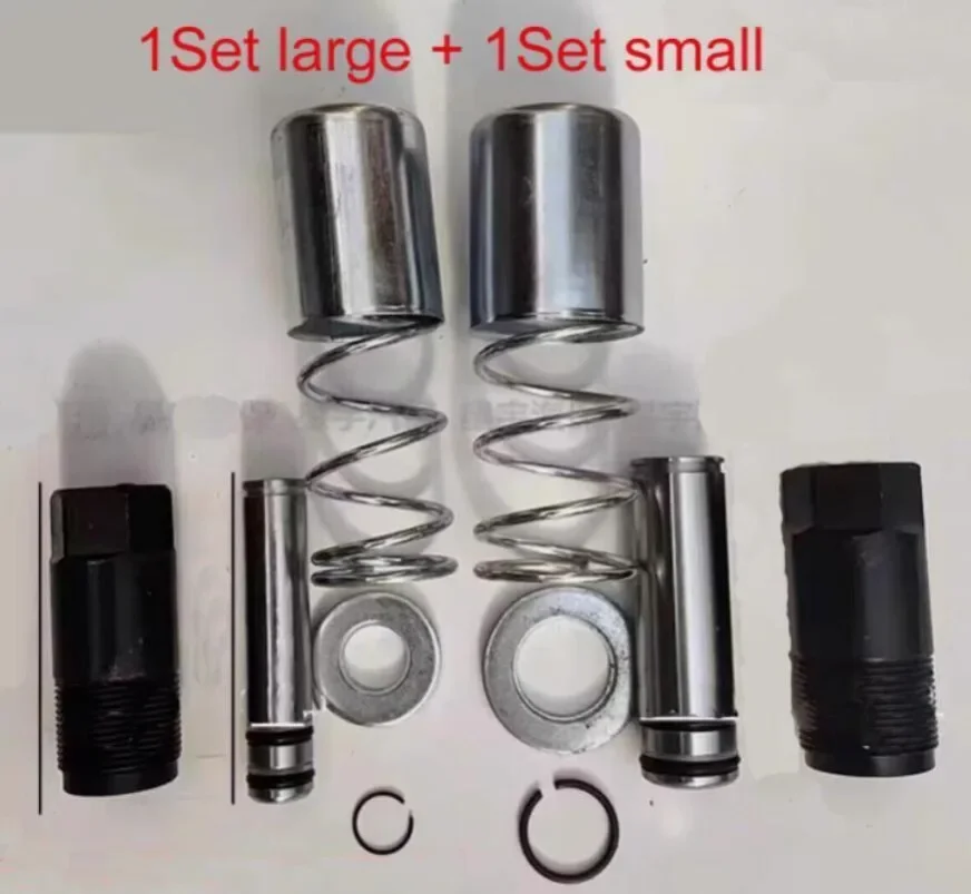 Small + Large plunger Jack Plunger Kit Horizontal Double Pump 3 Tons With Spring Jack Spare Part