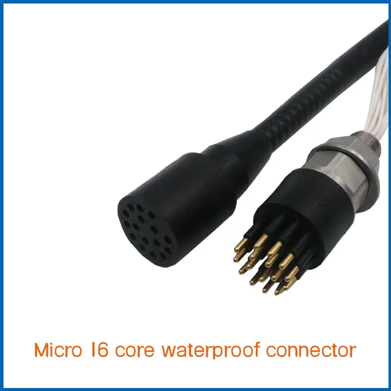 

Micro Waterproof Cable 10-16-core Deep Water Connector MCBH10-16M MCIL10-16F